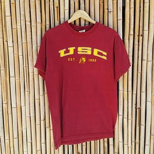 ***SEE COMMENTS*** FOOT LOCKER Red USC Tee Large